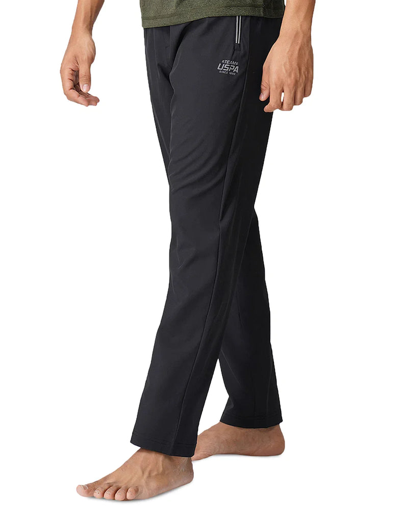 BLACK USPA INNERWEAR MEN TRACK PANT