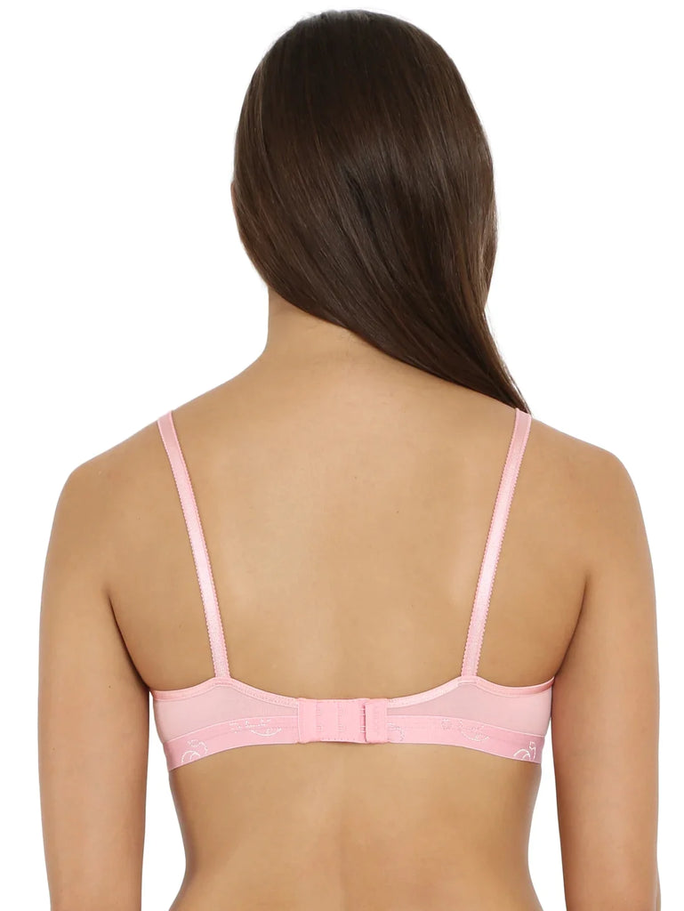 Candy Pink JOCKEY Women's Wirefree Non Padded Beginners Bra.