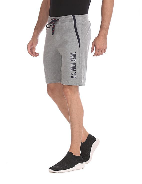 Grey Mel USPA INNERWEAR MEN SHORTS