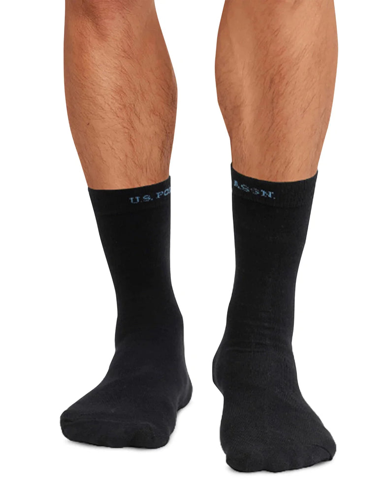 ASSORTED USPA INNERWEAR Men's Crew Length Socks