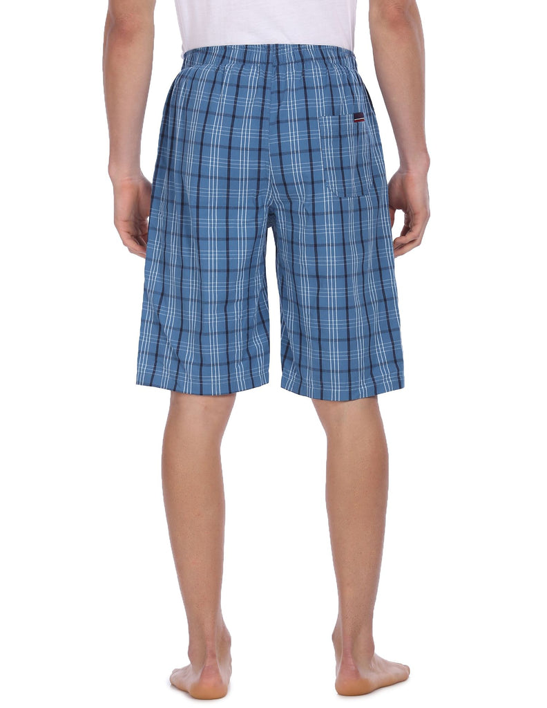 Blue USPA INNERWEAR MEN SHORTS