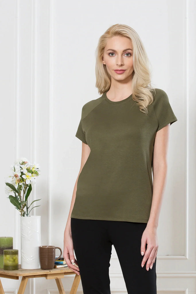 OLIVE NIGHT VanHeusen Women's Supima T-shirt