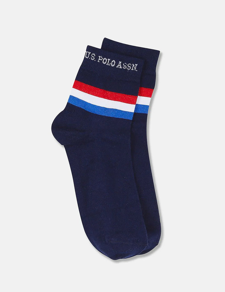 ASSORTED USPA INNERWEAR Men's Crew Length Socks