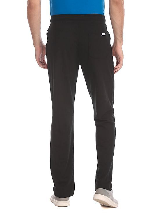 Black USPA INNERWEAR MEN TRACK PANT