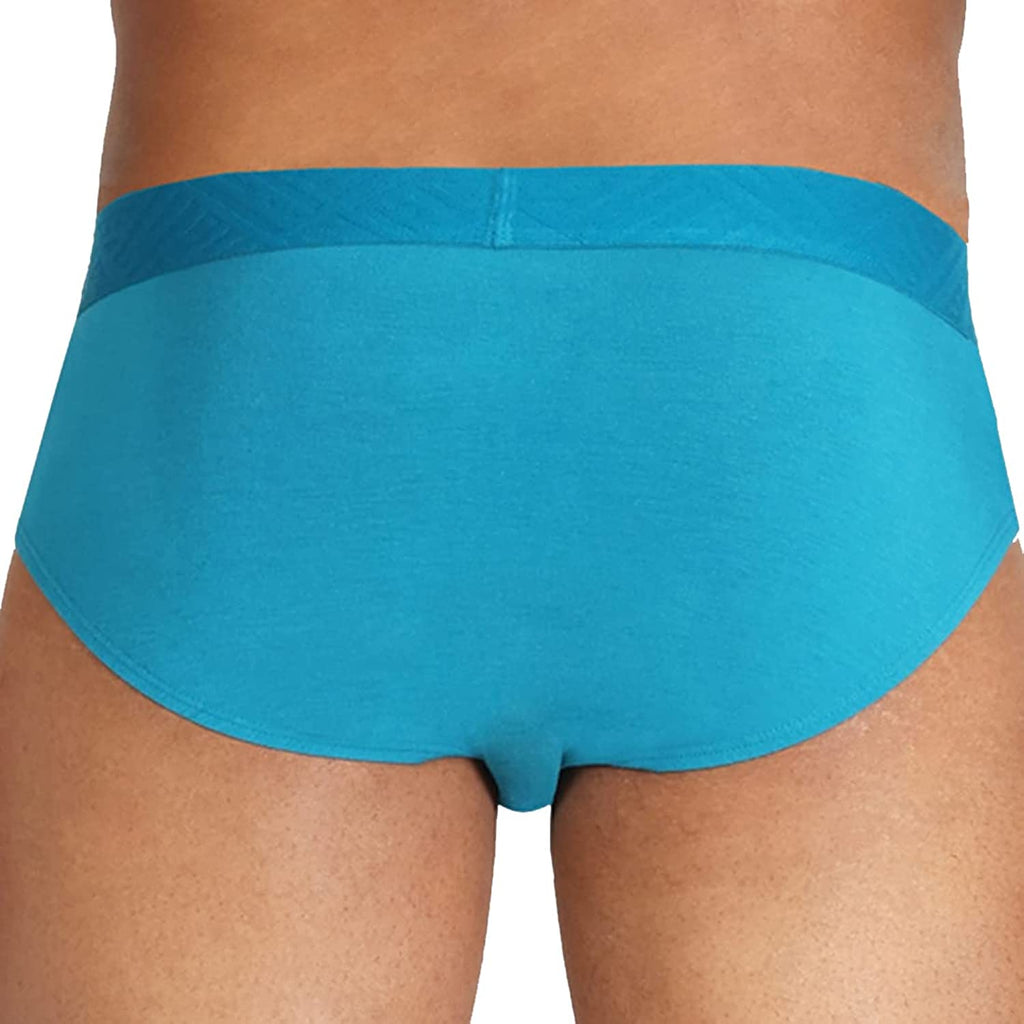 Enamel Blue USPA I702 Men Solid Brief Underwear