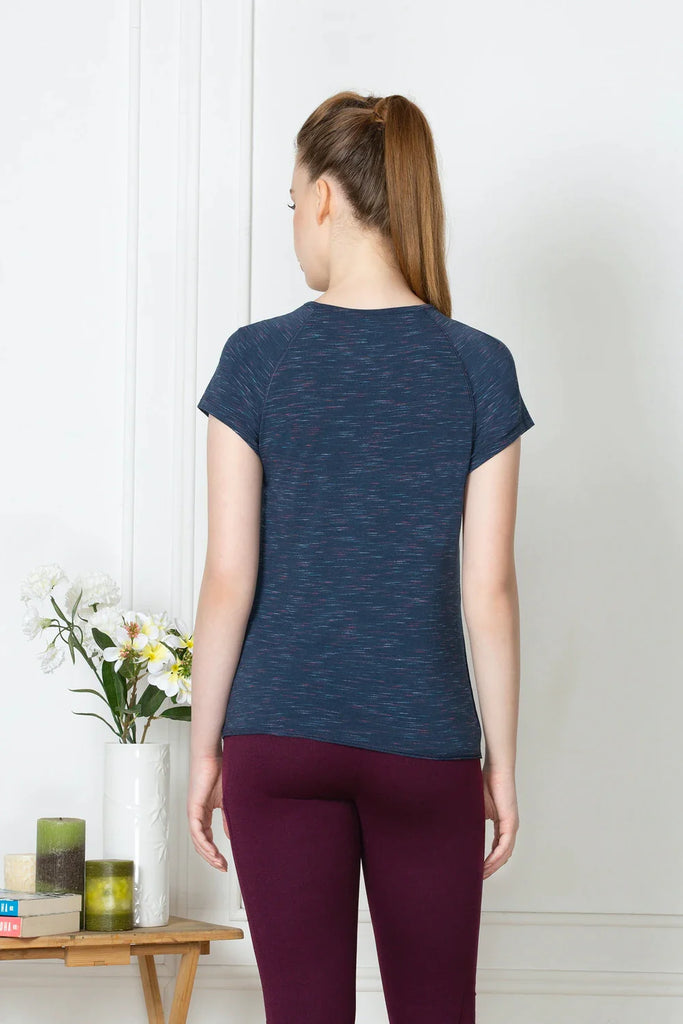 NAVY VAN HEUSEN WOMEN YOGA TEE