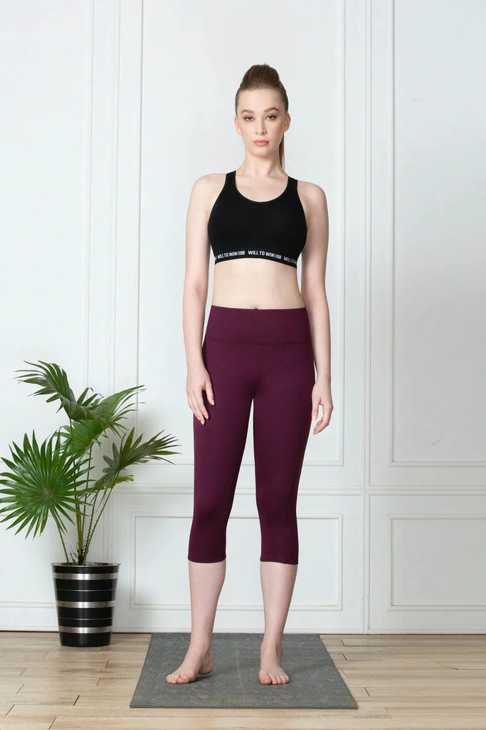  Womens Capri -Potent Purple