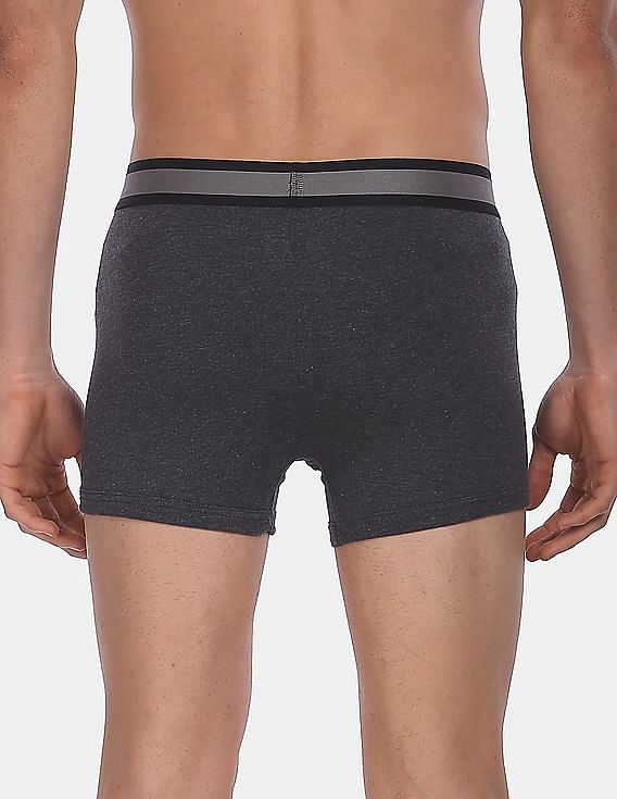 Charcoal USPA Men Solid Trunk Underwear