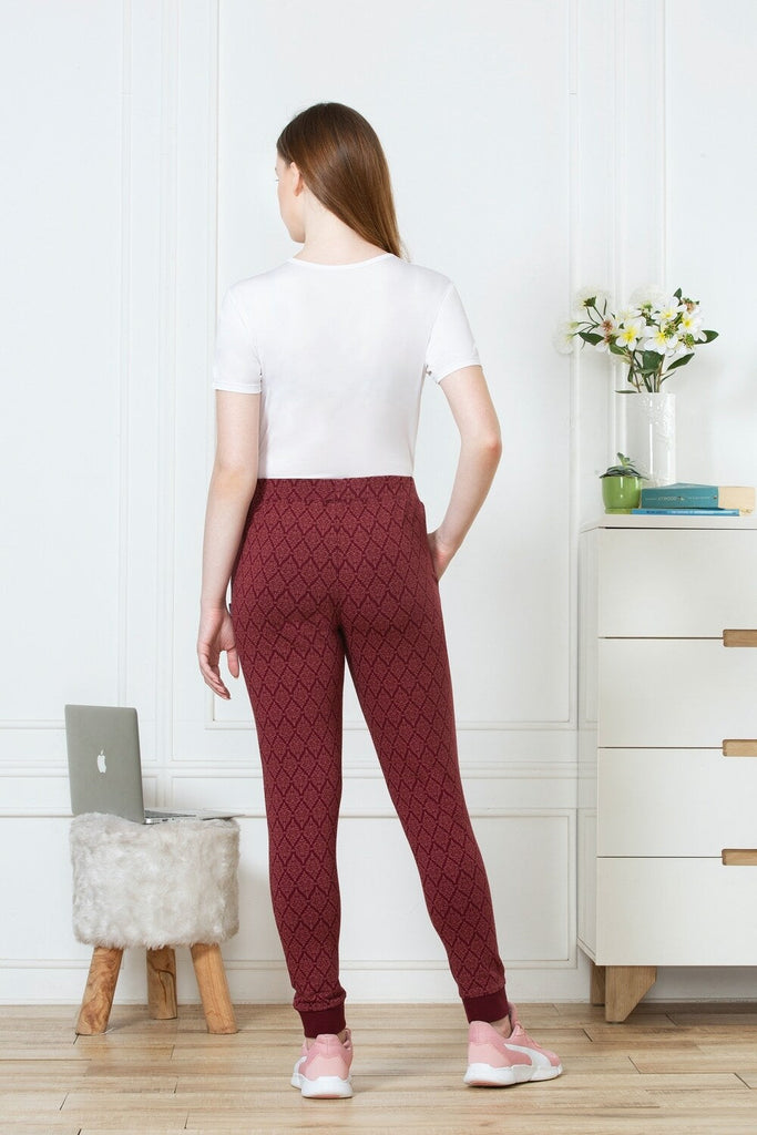 DAMASK BASE VanHueSen PRINTED joggers Made of combed cotton stretch For Women