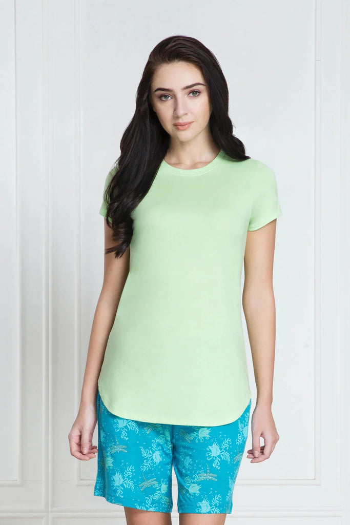 GREEN VANHEUSEN WOMEN's PERFECT LONG TEE