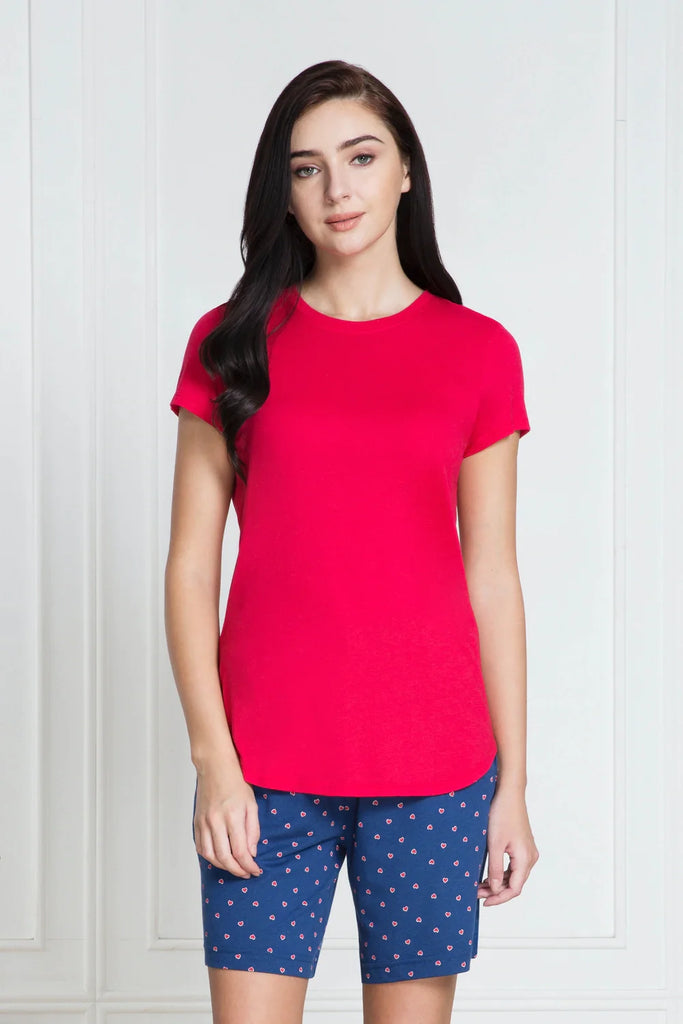 RED VANHEUSEN WOMEN's PERFECT LONG TEE