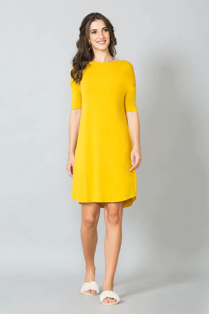 YELLOW TUNIC DRESS