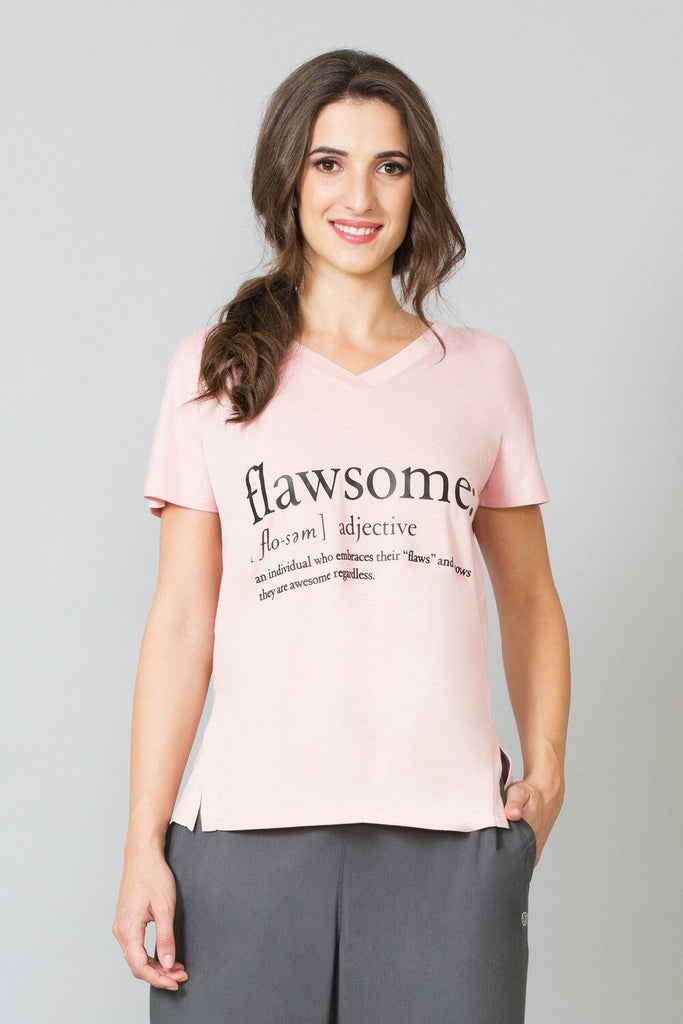 PINK Van Heusen HAPPINESS TOP FOR WOMEN