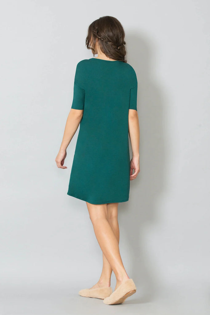 GREEN TUNIC DRESS