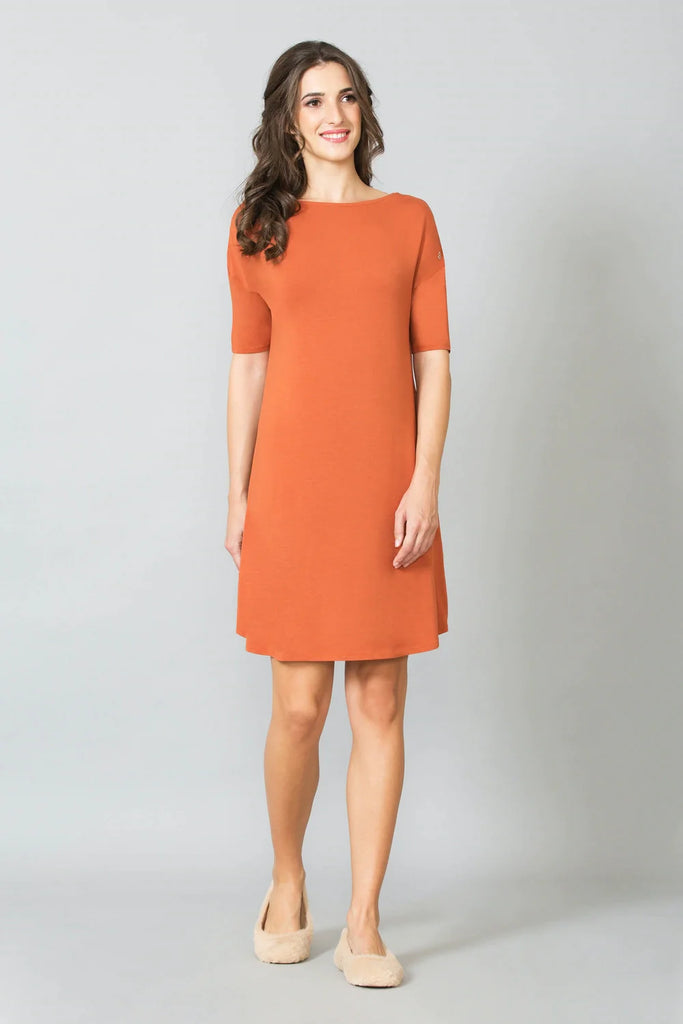 ORANGE TUNIC DRESS