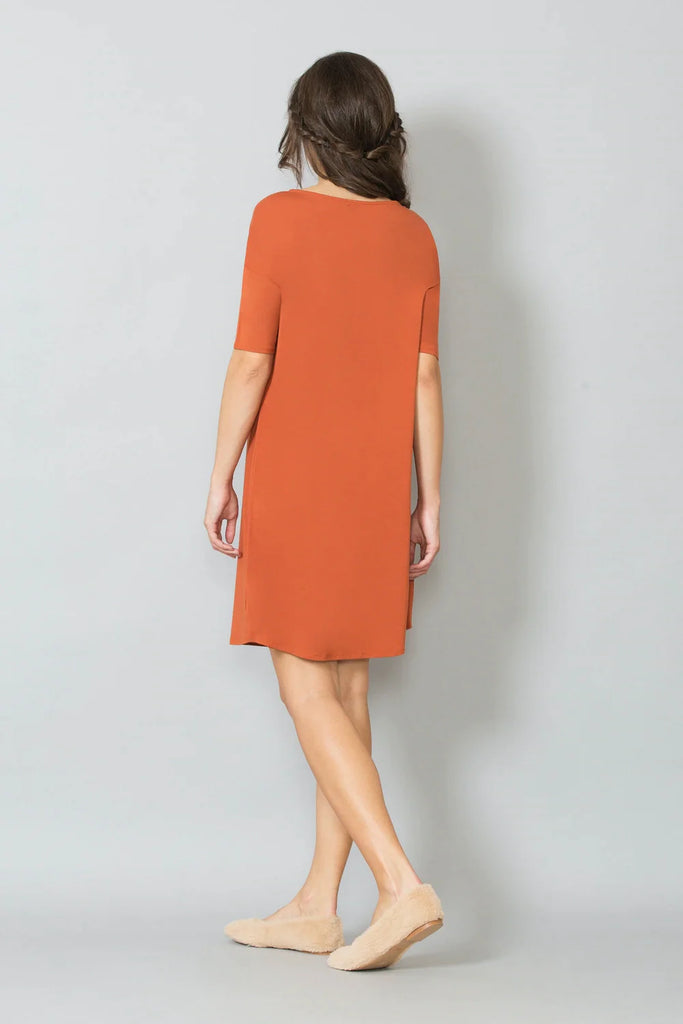 ORANGE TUNIC DRESS