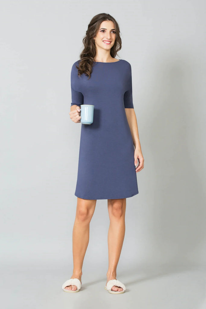 BLUE TUNIC DRESS