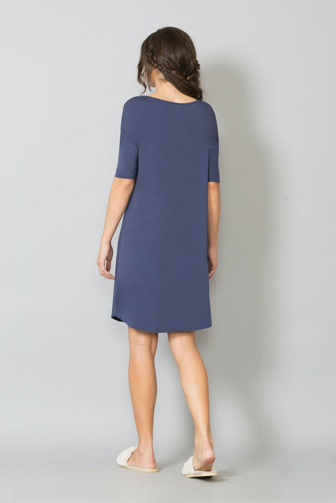 BLUE TUNIC DRESS