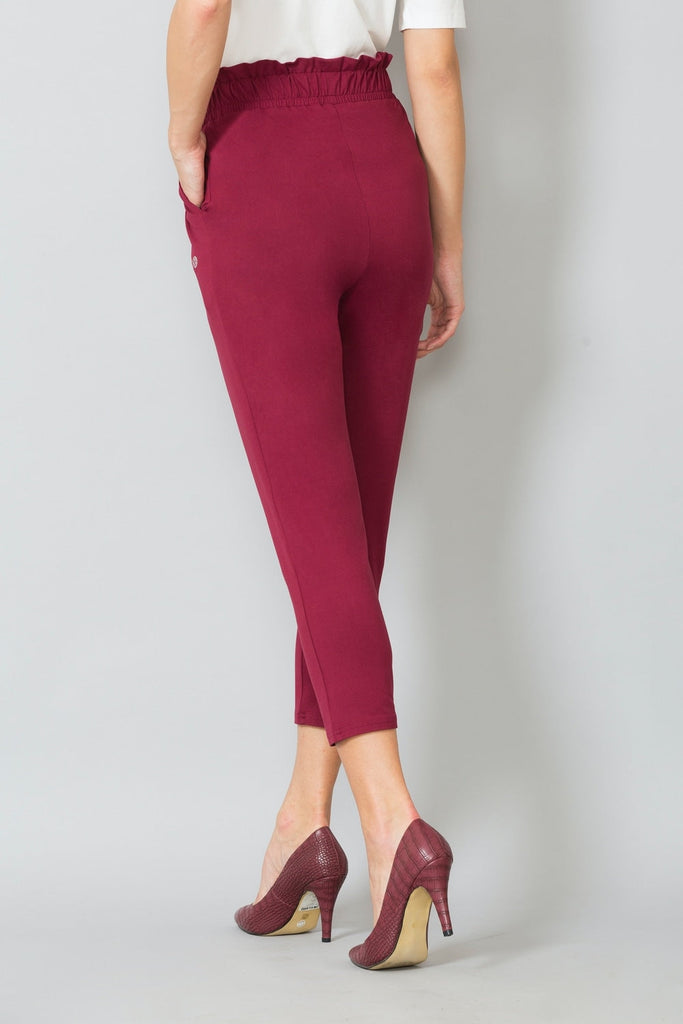 WINE Van Heusen Women's Ruffle pants