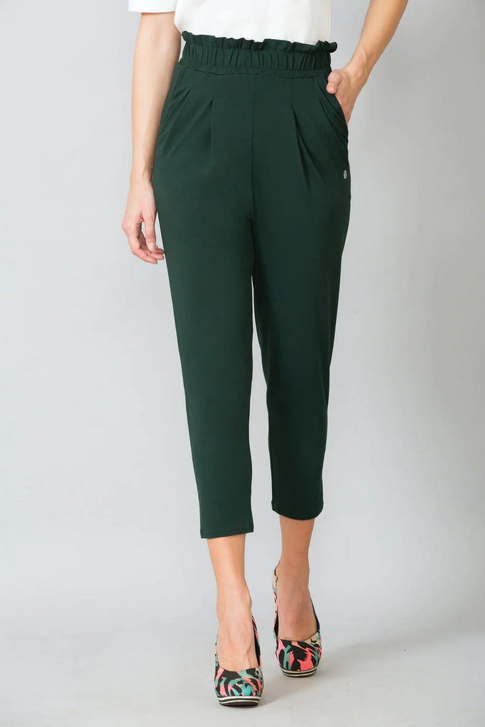 GREEN Van Heusen Women's Ruffle pants