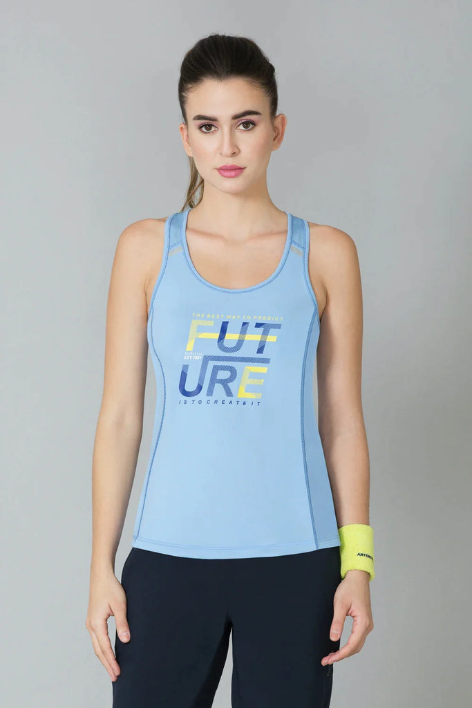 BLUE Van Heusen Urban Graphic Tank top