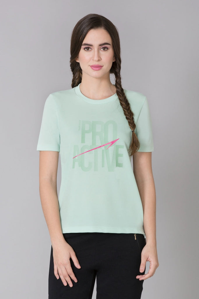 GREEN T-SHIRT FOR WOMEN