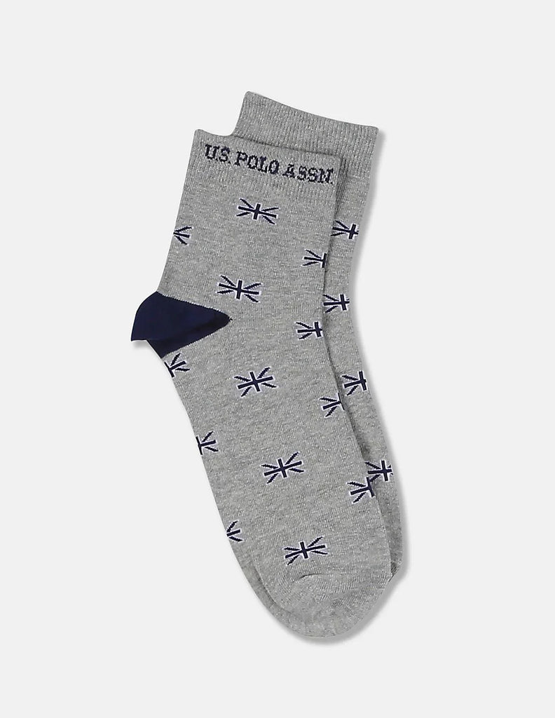 ASSORTED USPA INNERWEAR Men's Crew Length Socks