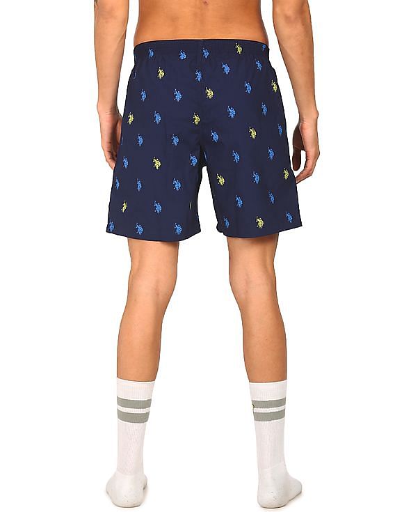 Navy USPA INNERWEAR MEN BOXER SHORTS