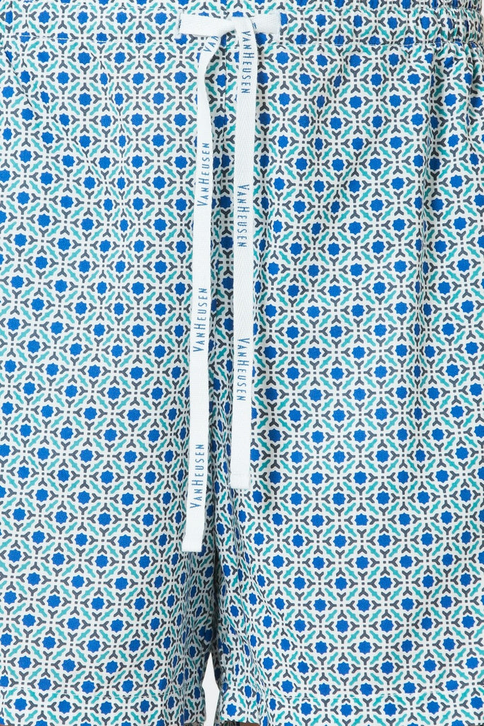 BLUE 5 VAN HEUSEN WOMEN PRINTED SHORTS WITH POCKETS