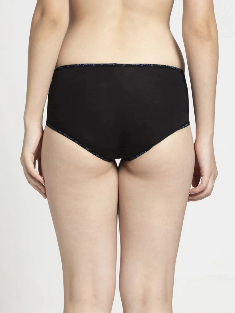 Allure & Black JOCKEY Women's Mid Waist Panty (Pack of 2)