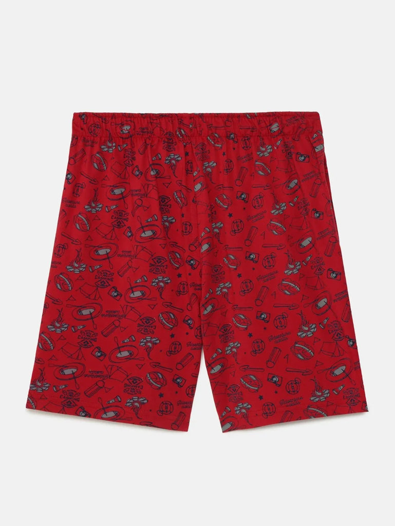 Red JOCKEY Boy's Printed Boxer Shorts