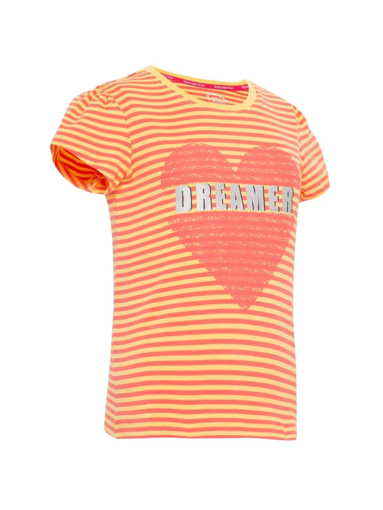 BananaCream & Dubarry Jockey Girl's Striped Short Sleeve T-Shirt