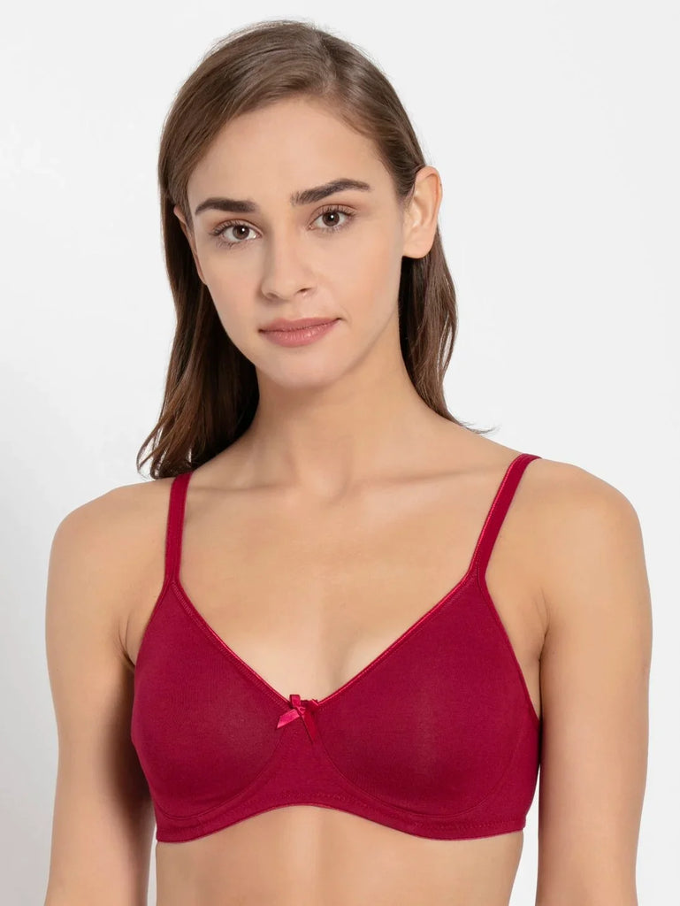 Beet Red Jockey wirefree non padded Everyday bra for women