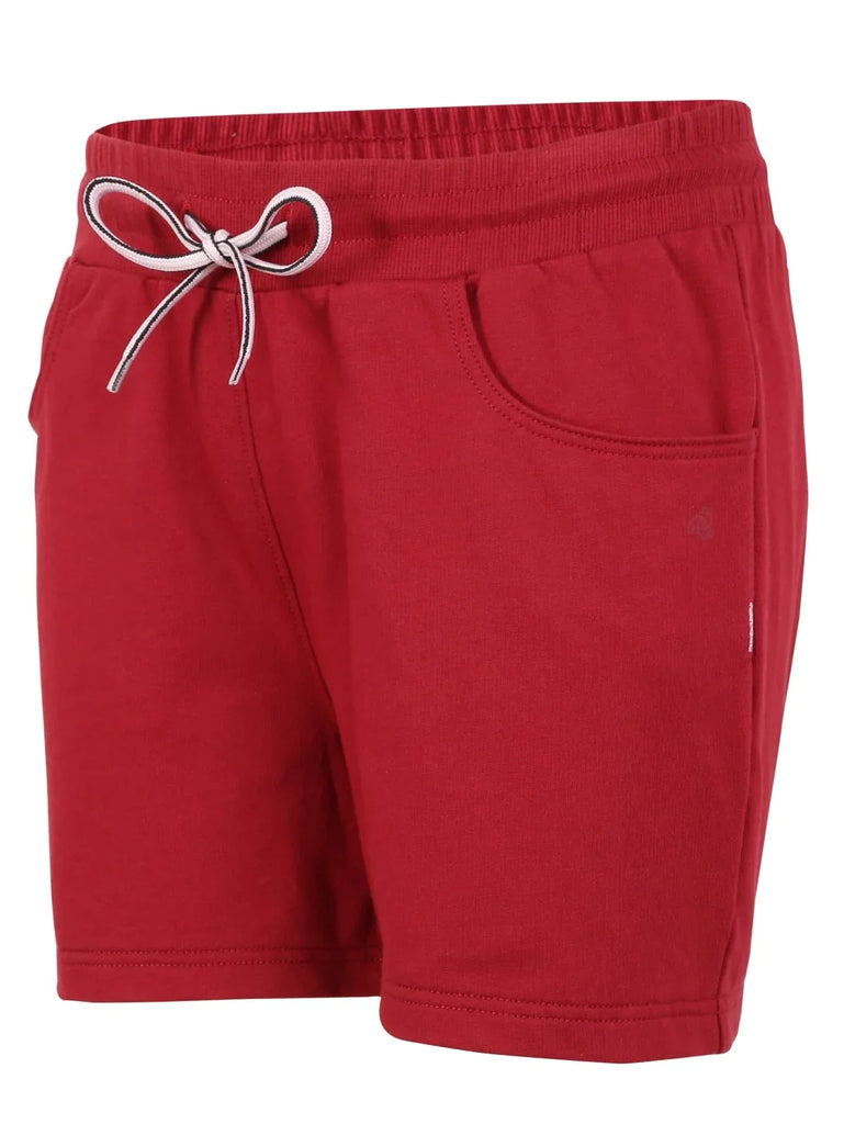 Biking Red JOCKEY Girl's Regular Fit Solid Shorts