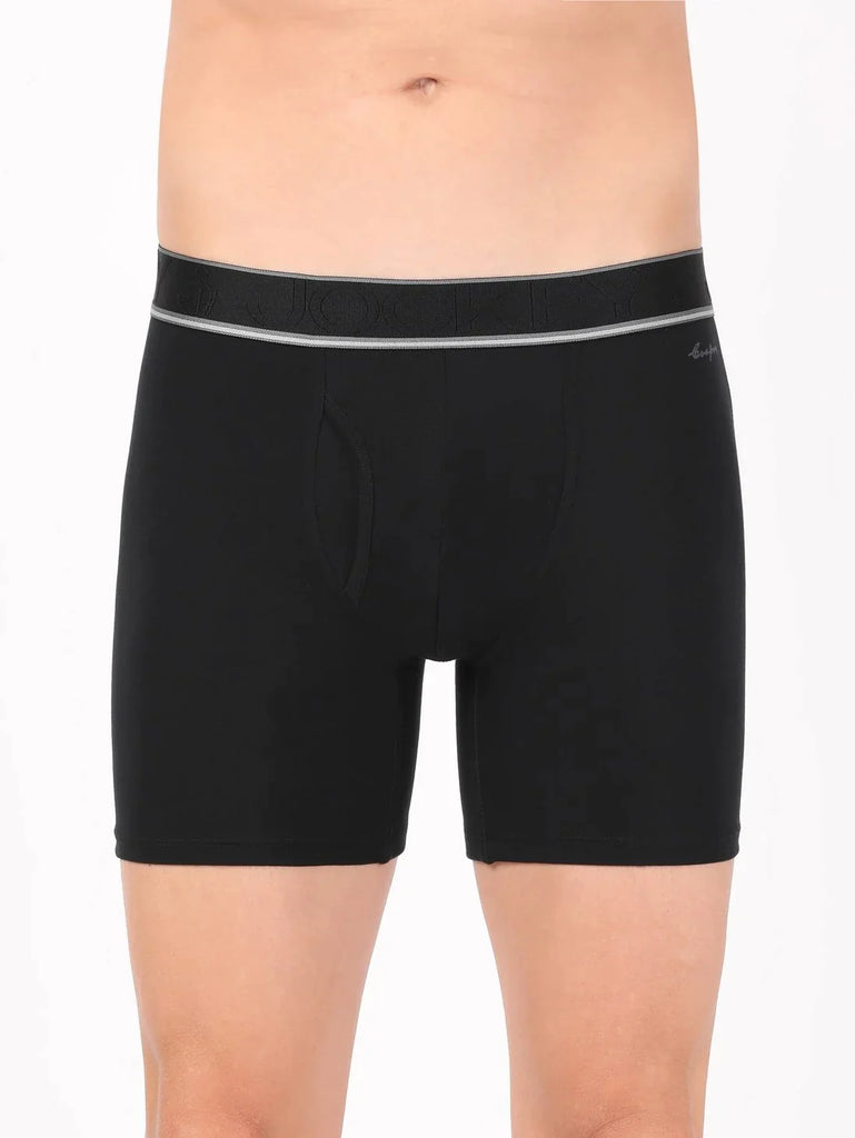 Black Jockey Solid Boxer Brief For Men