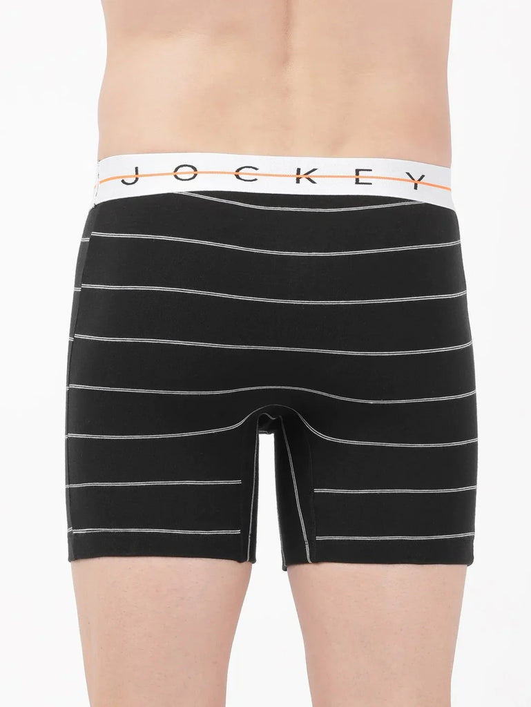 Black 2 Jockey Boxer Brief Underwear