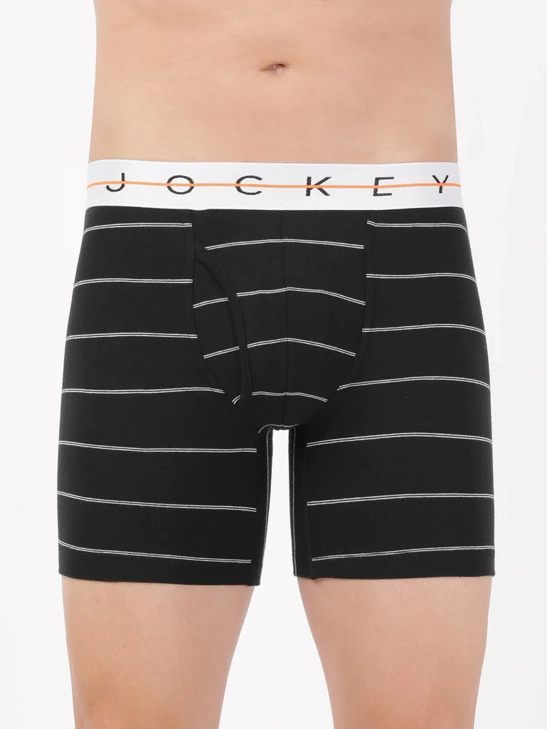 Black 2 Jockey Boxer Brief Underwear