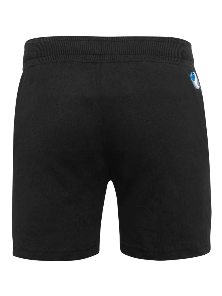 Black JOCKEY Boy's Super Combed Cotton Printed Shorts