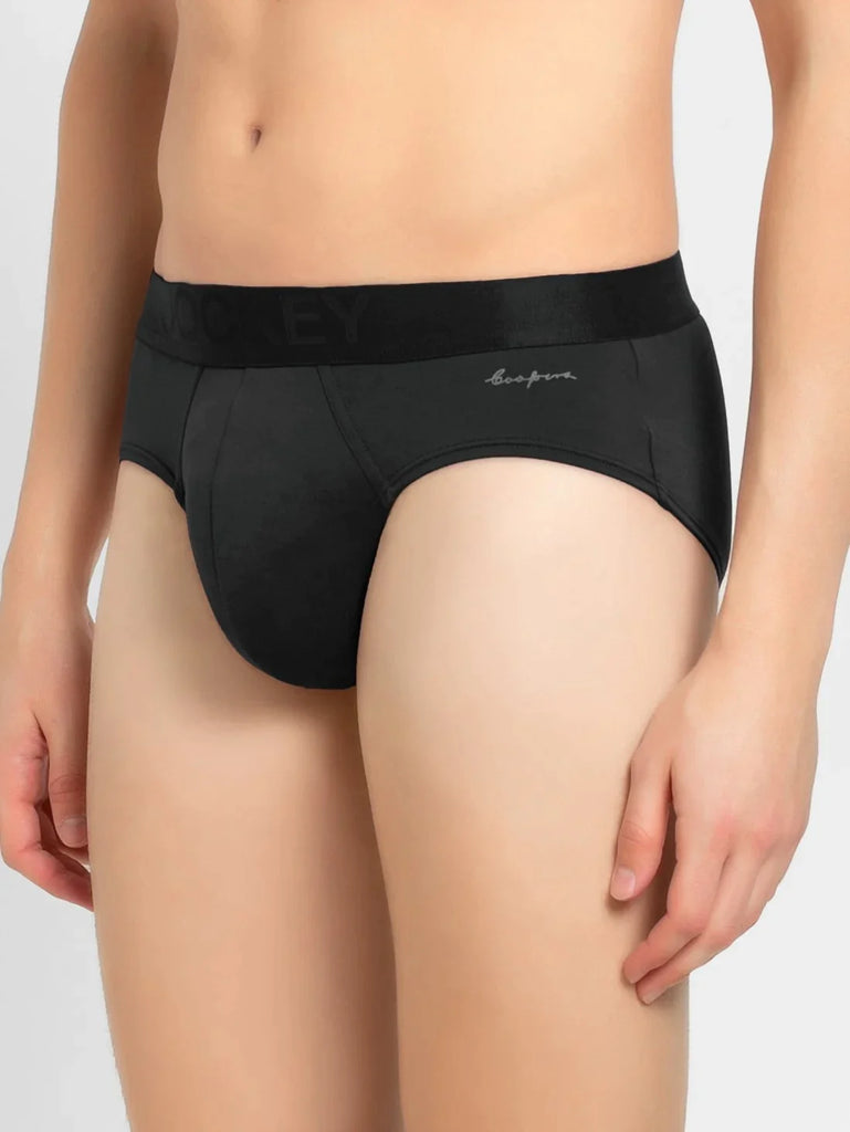 Black Jockey Solid Brief for Men