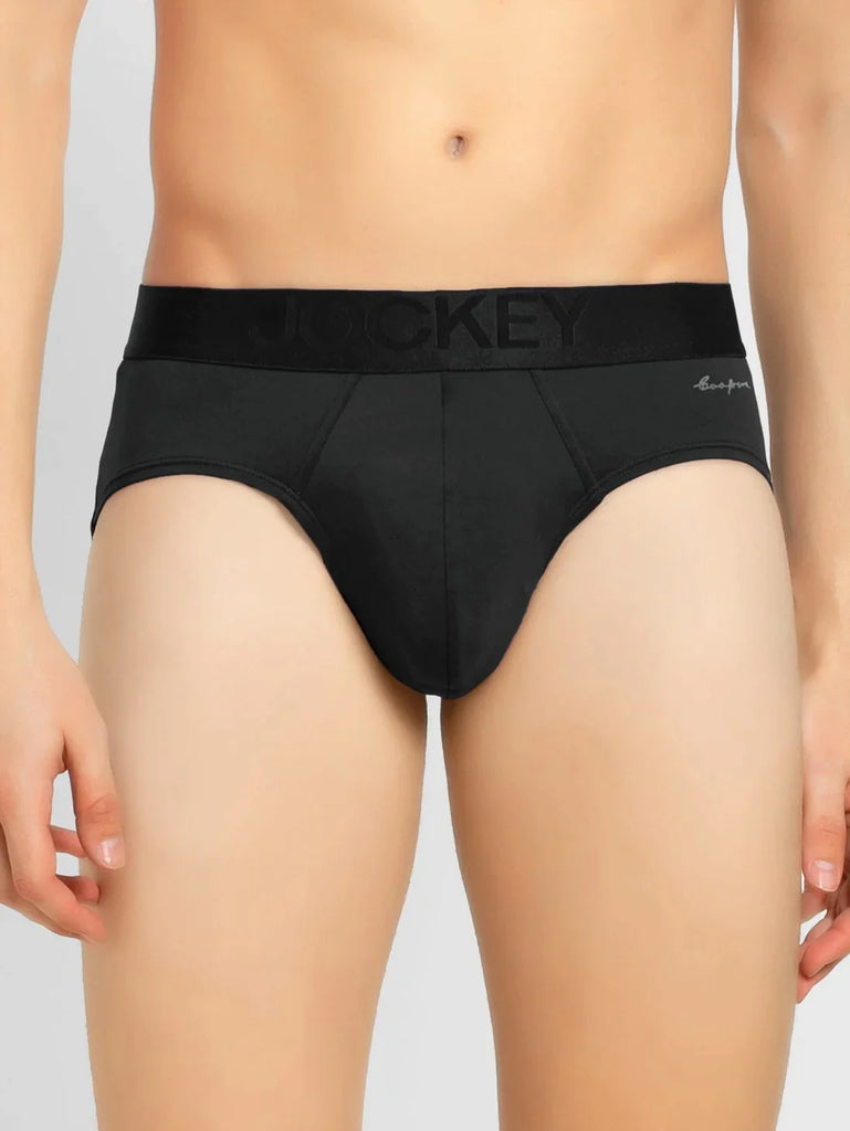 Black Jockey Solid Brief for Men