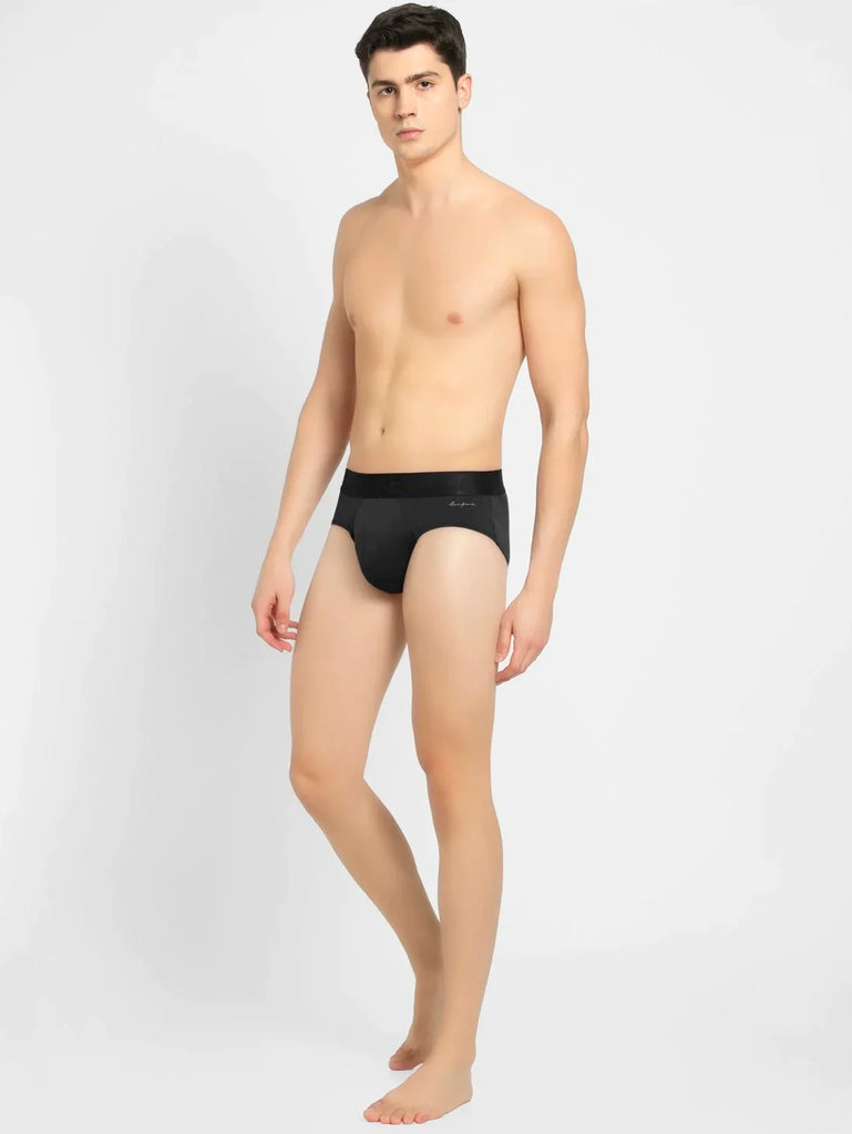 Black Jockey Solid Brief for Men