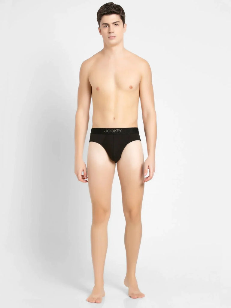 Black Jockey Solid Brief For Men 