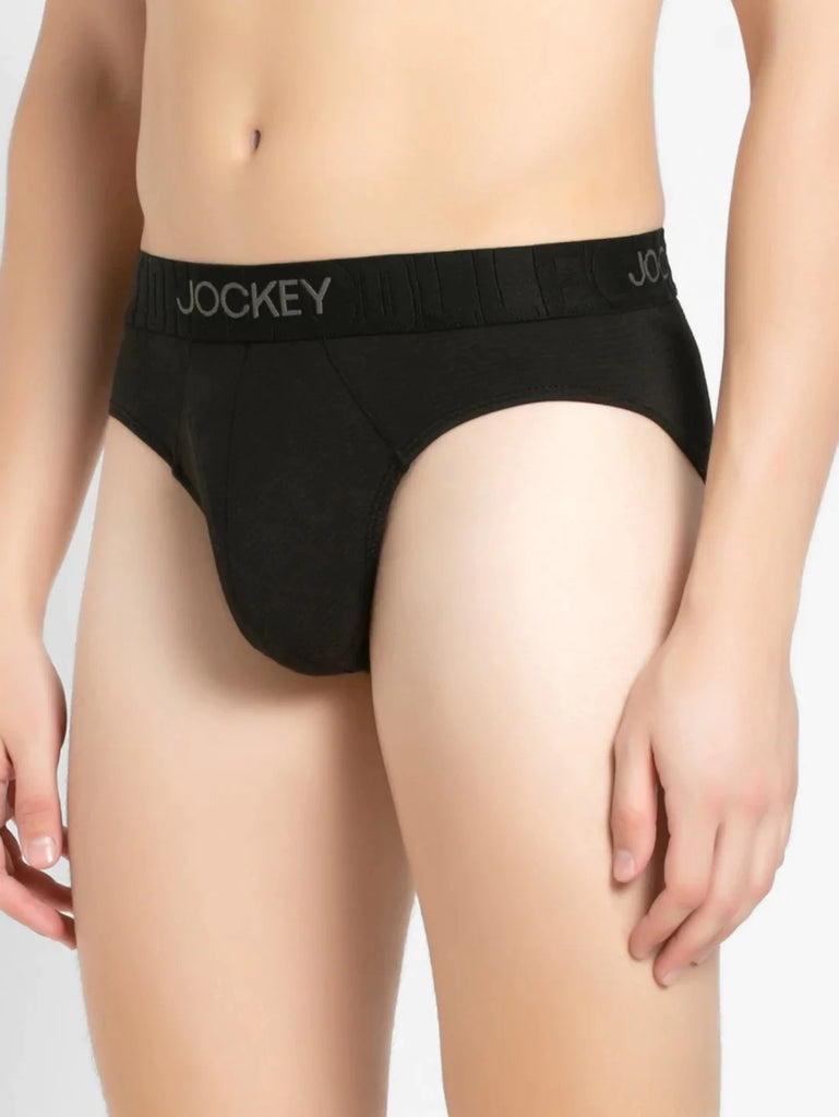 Black Jockey Solid Brief For Men 