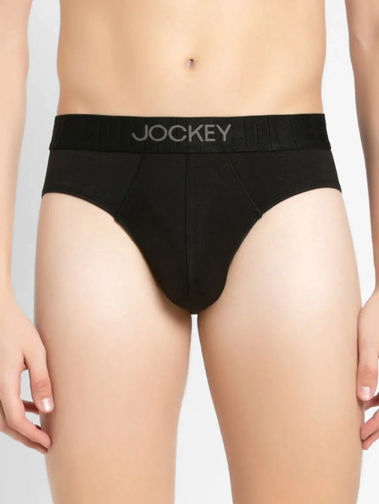 Black Jockey Solid Brief For Men 