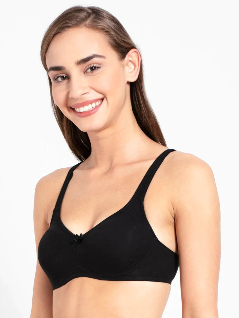 black Jockey wirefree non padded Everyday bra for women