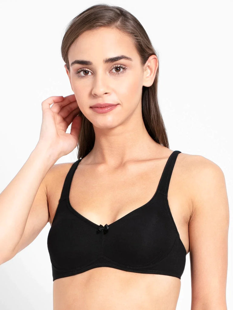 black Jockey wirefree non padded Everyday bra for women