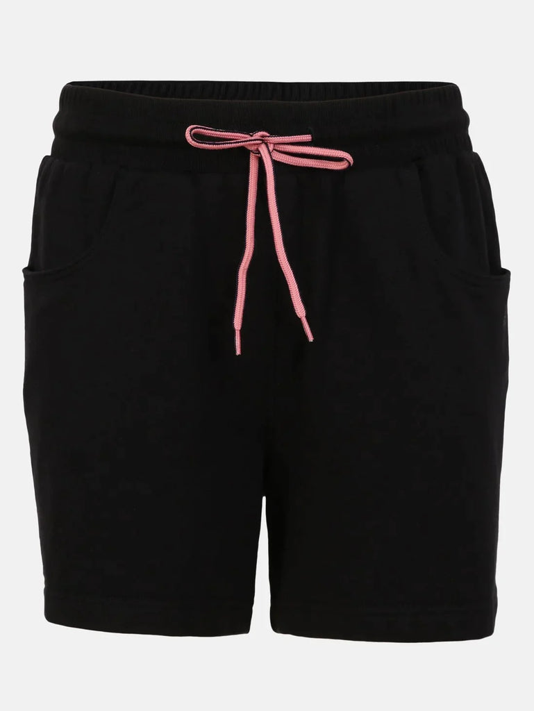 Black JOCKEY Girl's Regular Fit Solid Shorts