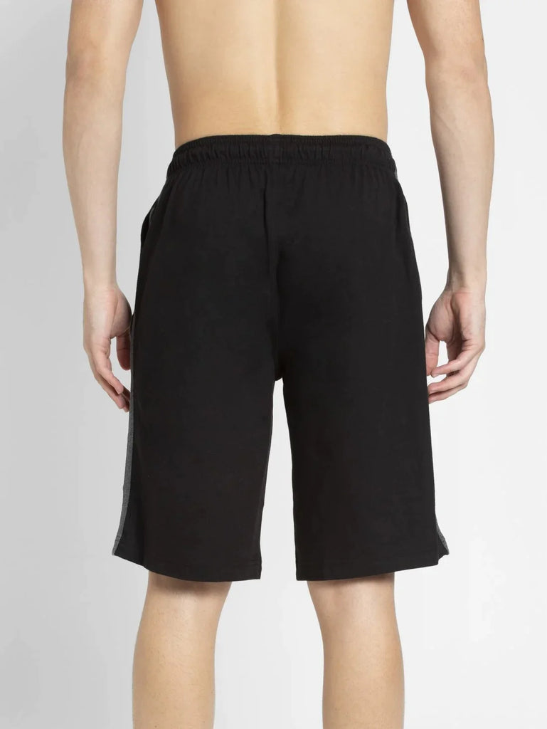 Black JOCKEY Men's Regular Fit Solid Shorts