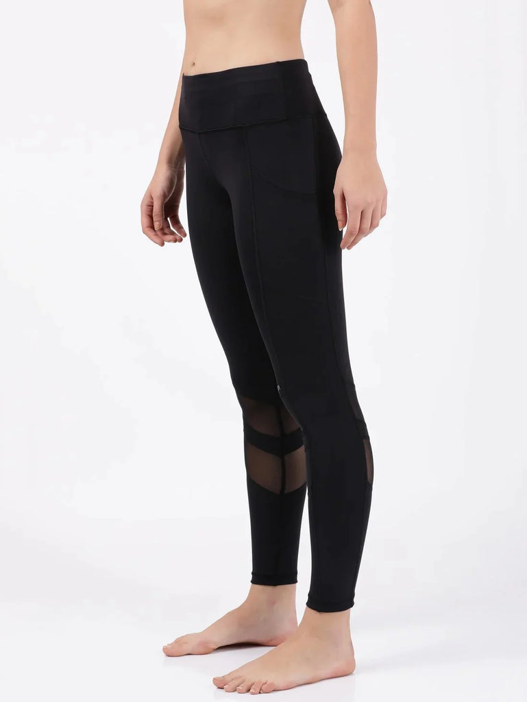 Black JOCKEY Women's Performance Leggings.