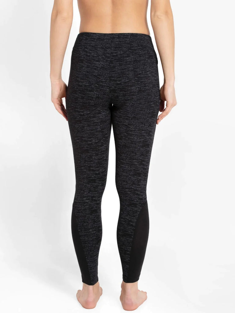 Black Marl JOCKEY Women's Yoga Pants.